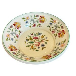 Vintage Minton Haddon Hall Serving Bowl Bone China Floral 9.5" Made in England